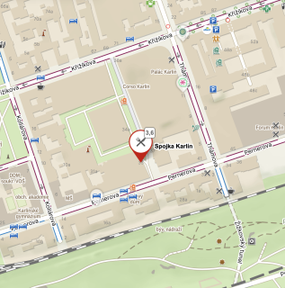 Mapa místa konání